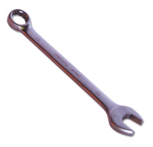 Ключ комбинированный CR-V 17 мм, черный никель, SANTOOL